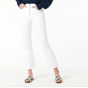 J.Crew 10" Billie Demi Boot Crop button fly NWT